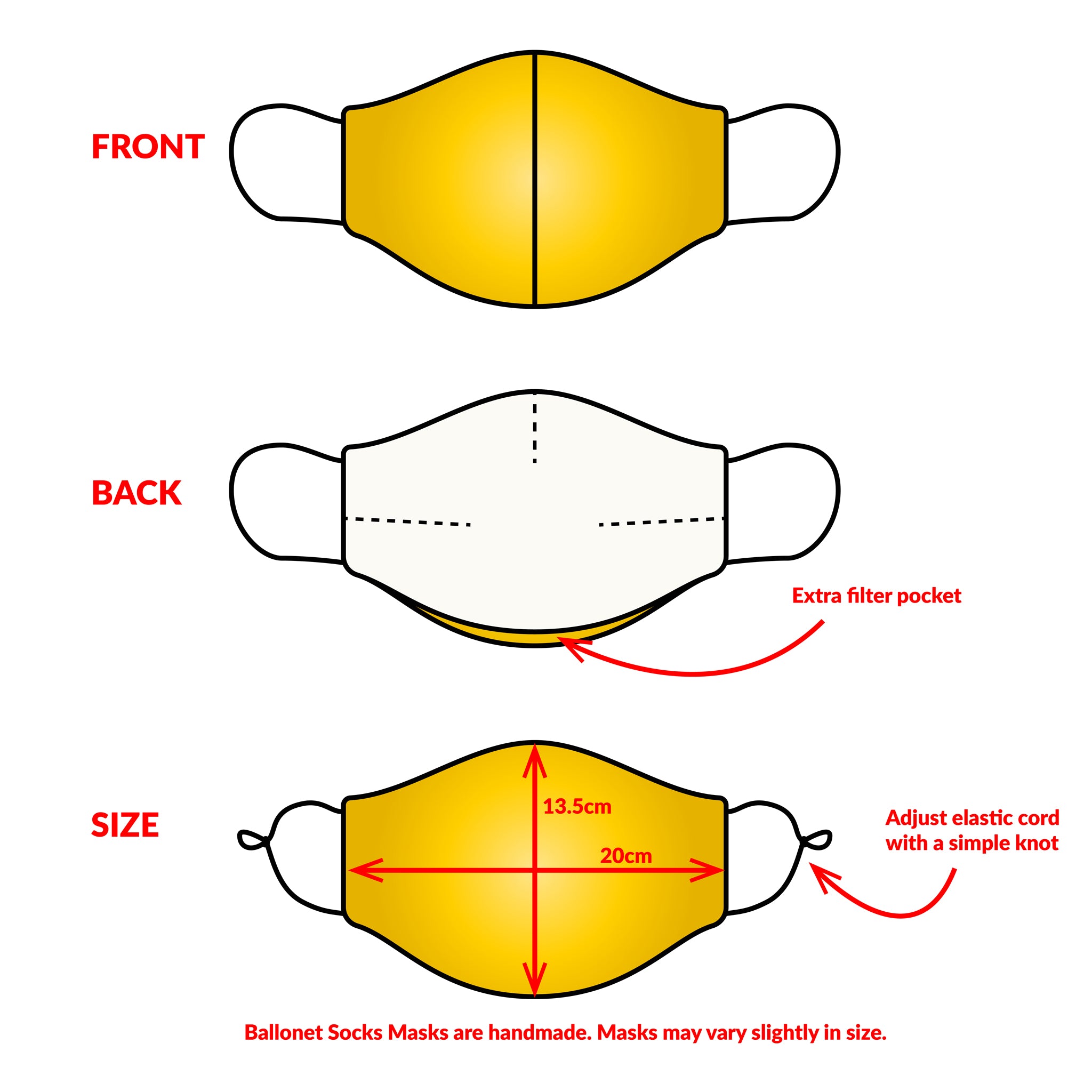 Ballonet Socks Mask - Hive