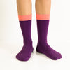 Block Berry Socks