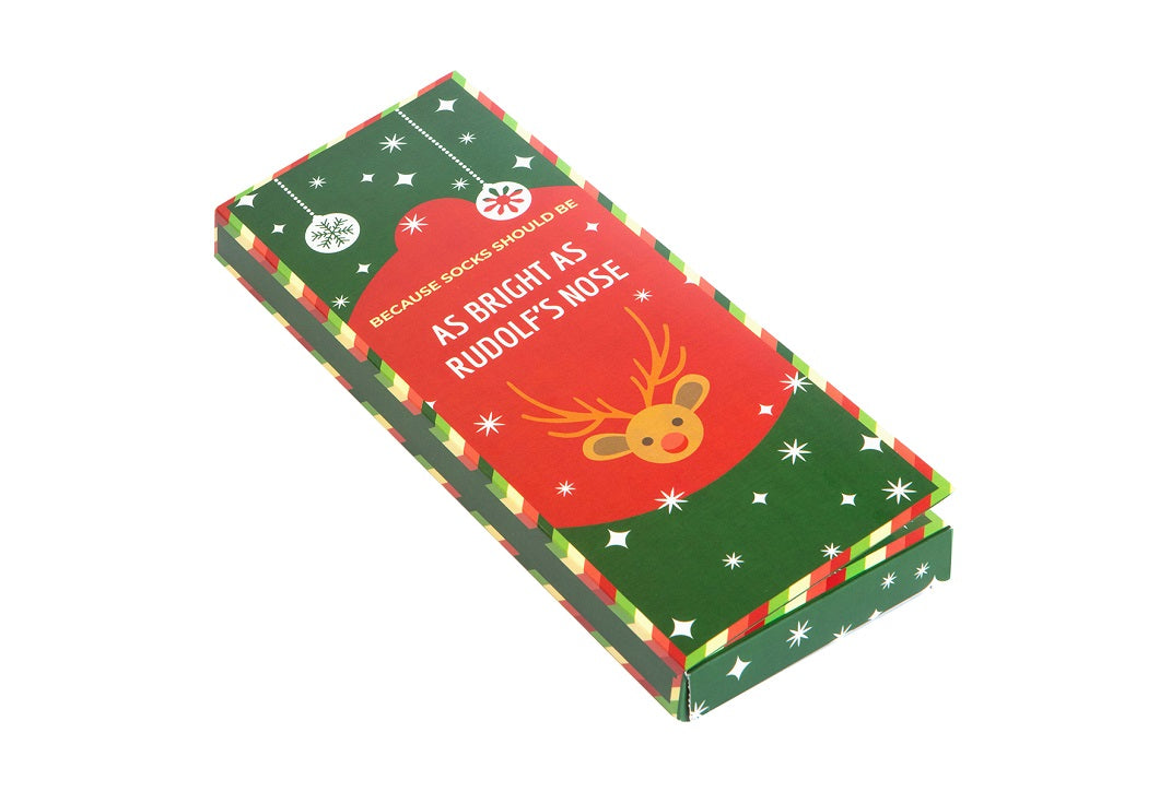 Season's Greetings Socks Card - Greeting Card