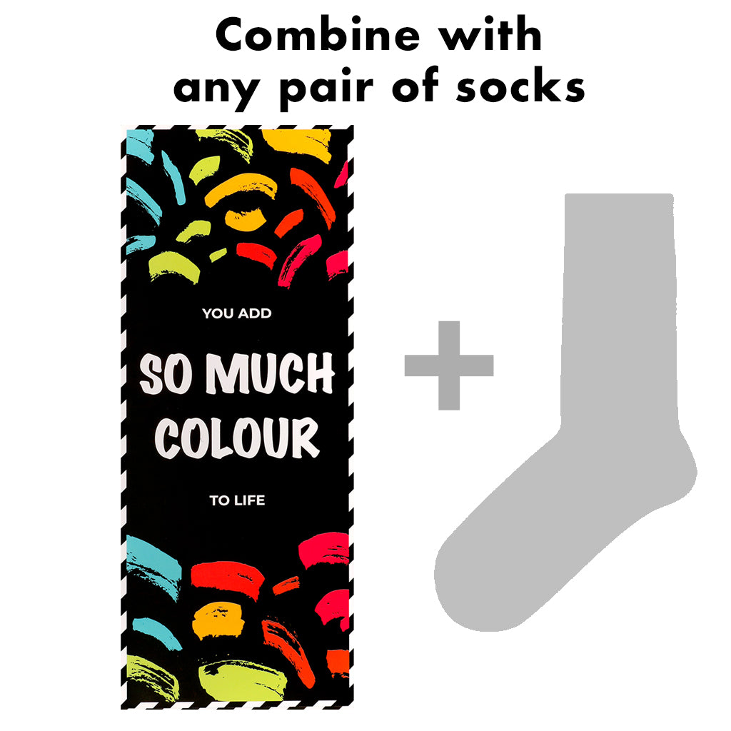Love You Socks Card - Greeting Card